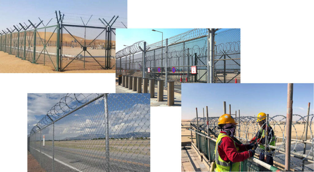voa fence works service inside